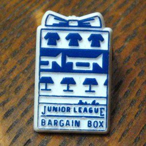 🛍 Junior League Bargain Box Vintage Lapel Pin